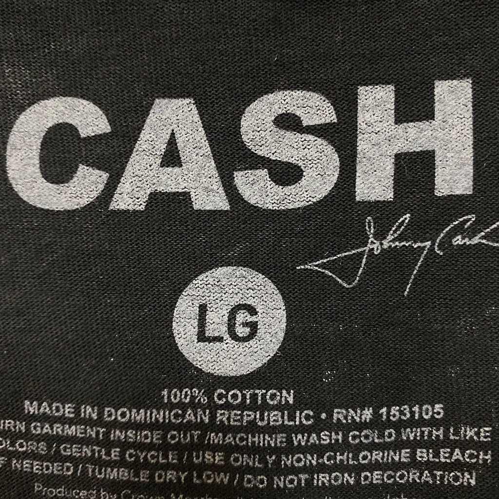 Johnny Cash Hat Mineral wash Tshirt size large