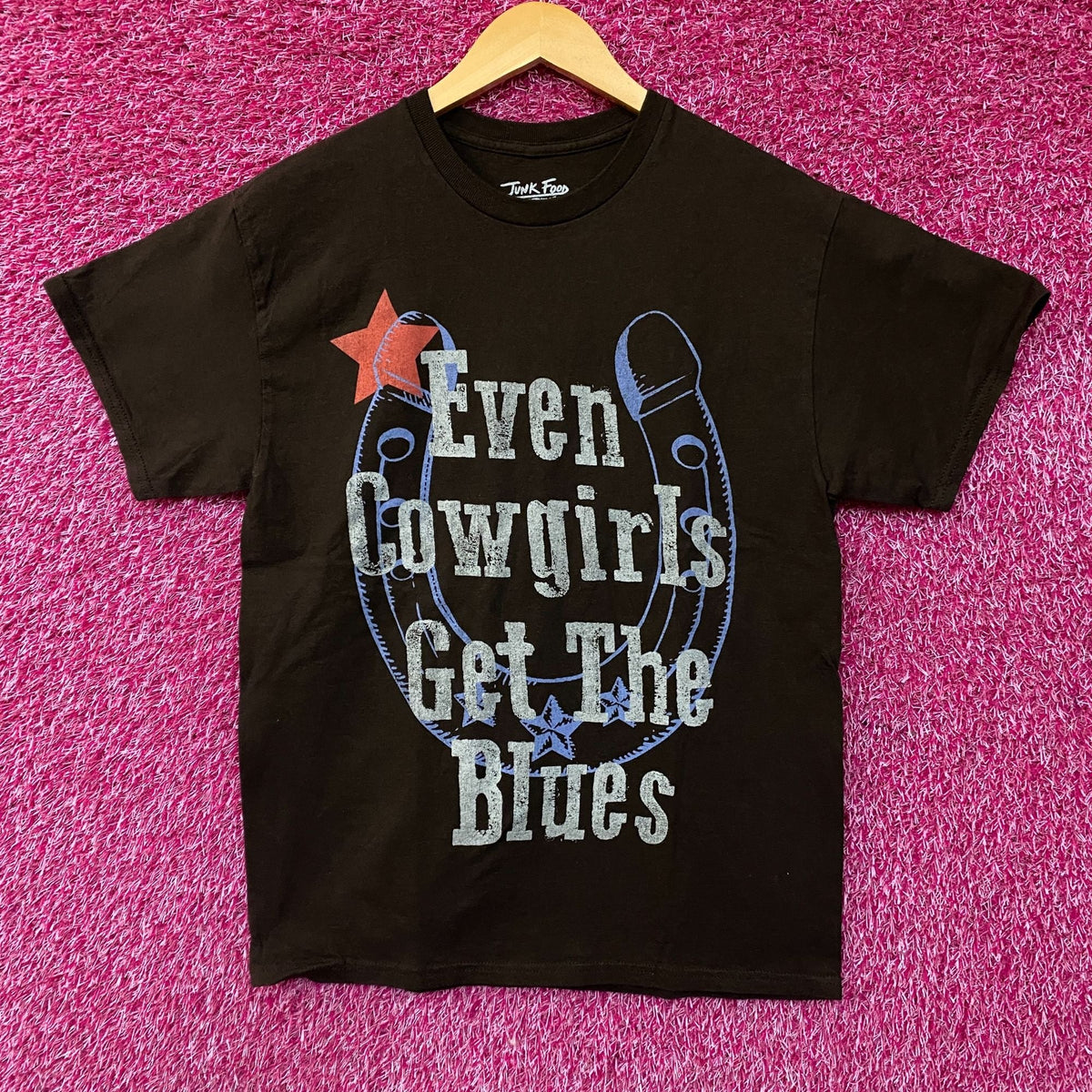 Junk Food "Even Cowgirls Get The Blues" Graphic T-Shirt product image 1