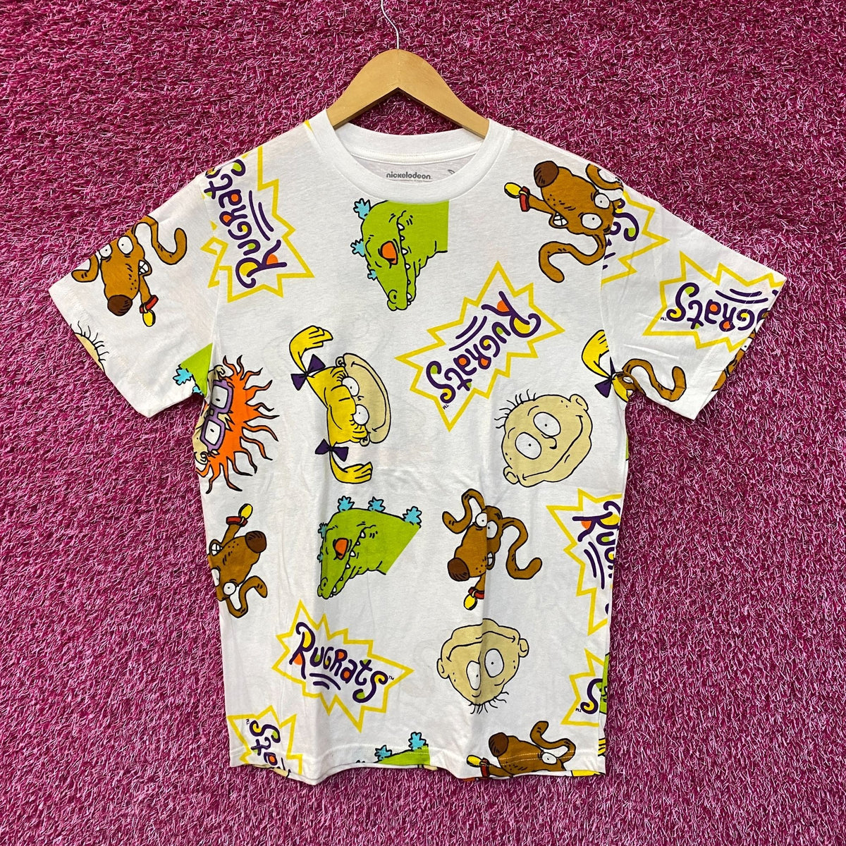 Rugrats Characters All Over Nickelodeon Tshirt size medium product image 1