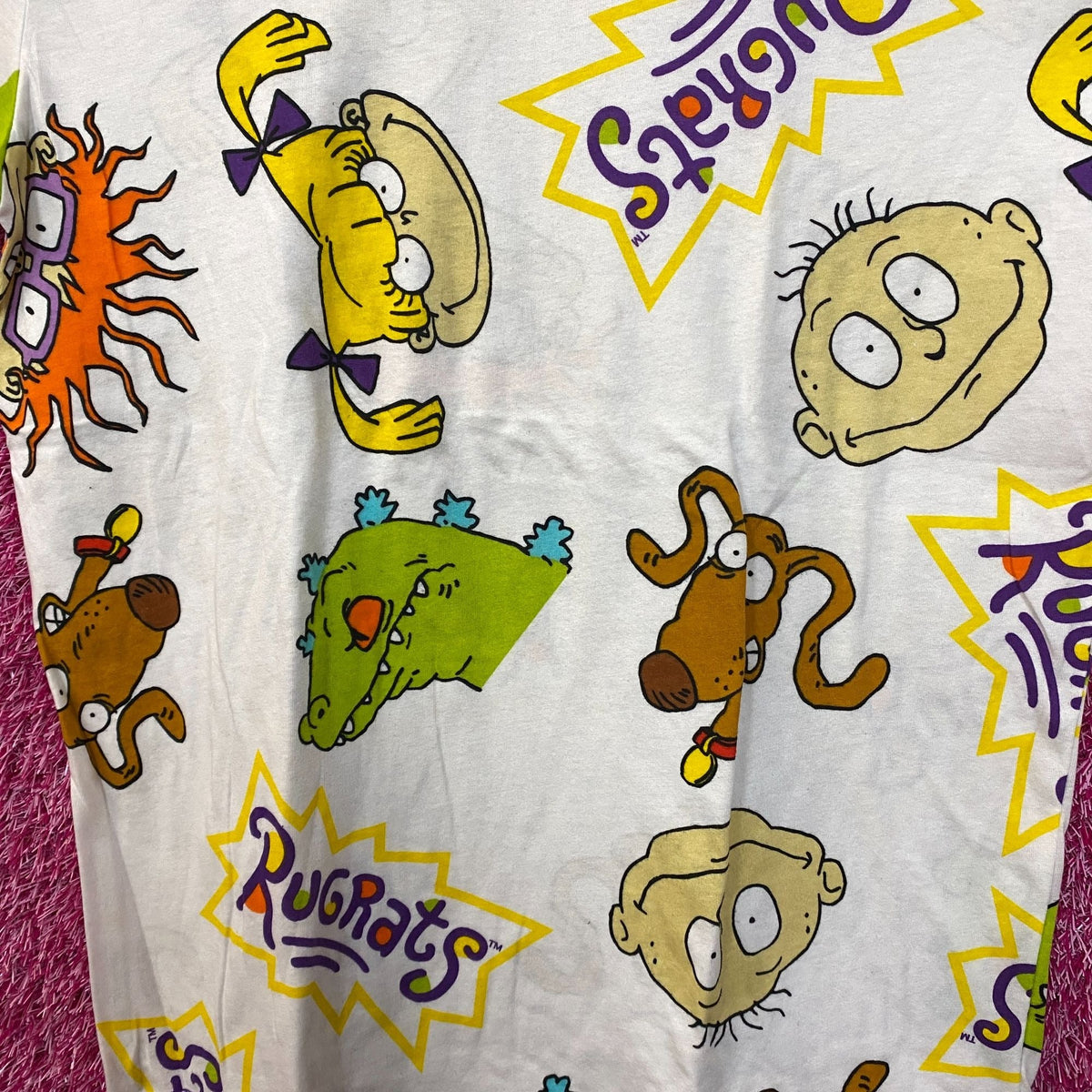 Rugrats Characters All Over Nickelodeon Tshirt size medium product image 2