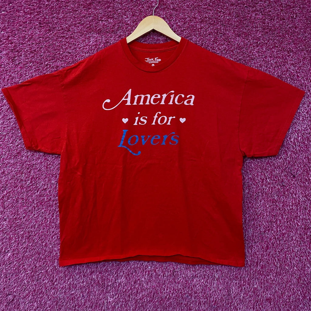 Junk Food Clothing America Is For Lovers Graphic T-Shirt XL product image 1