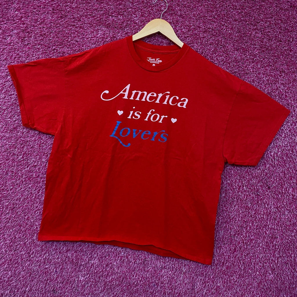 Junk Food Clothing America Is For Lovers Graphic T-Shirt XL product image 3