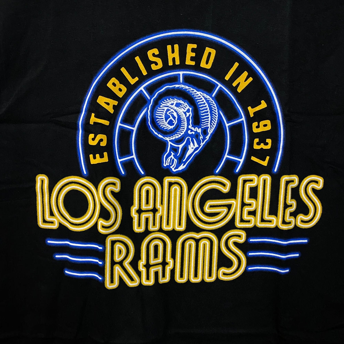 Junk Food Clothing Los Angeles Rams Est 1937 Neon Graphic product image 2