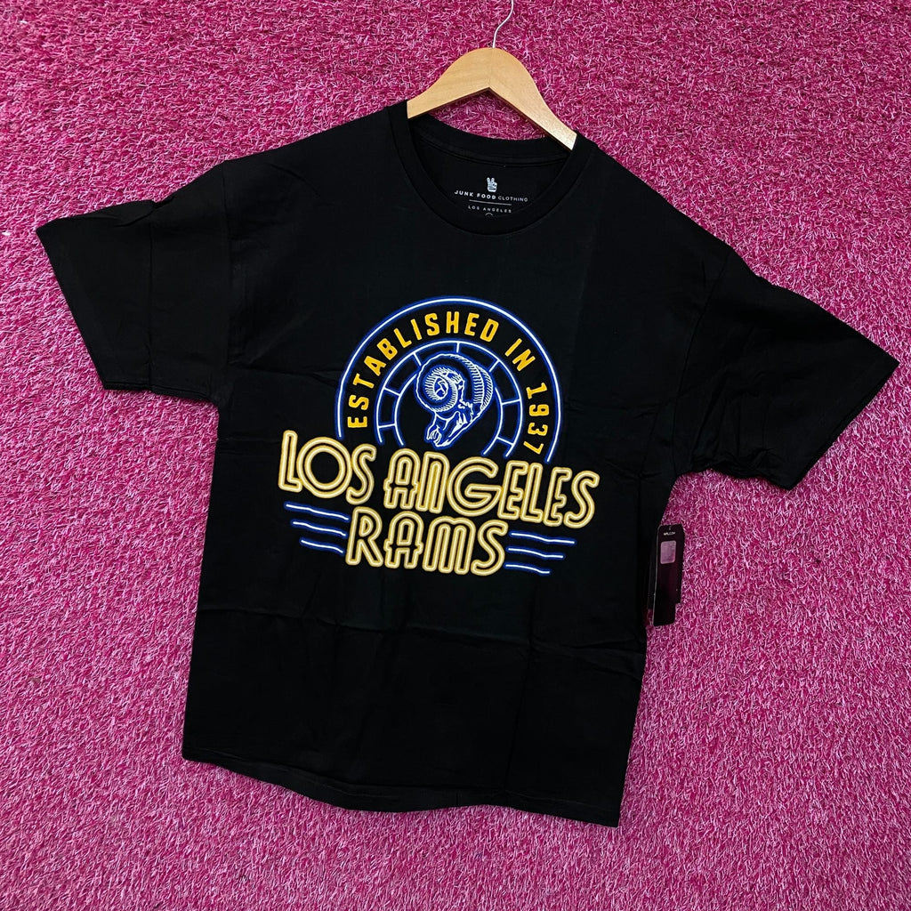 Junk Food Clothing Los Angeles Rams Est 1937 Neon Graphic product image 3