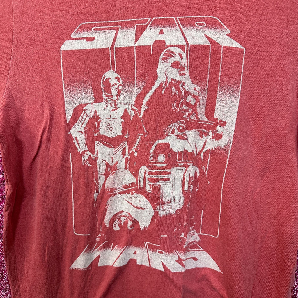 Star Wars C3PO R2D2 Chewbacca BB8 Oversized Women’s Tee L product image 2
