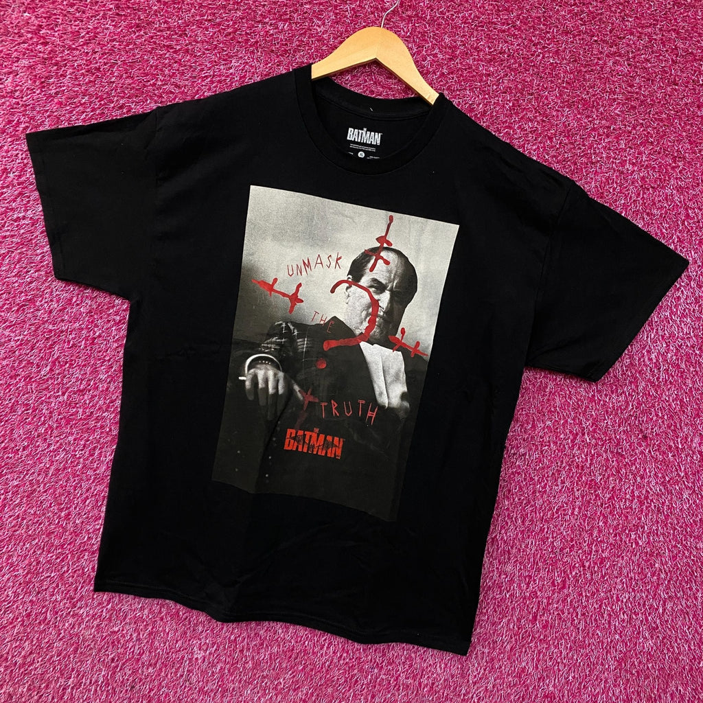 The Batman "Unmask the Truth" Penguin Poster Graphic T-Shirt XL