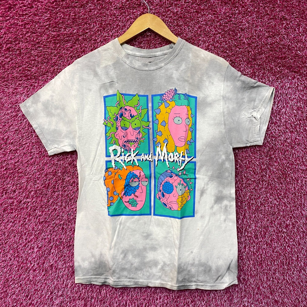 Rick and Morty Infected tiedye Tshirt size medium product image 1