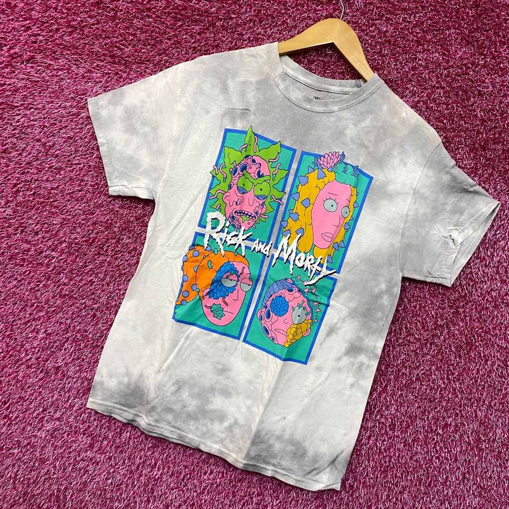 Rick and Morty Infected tiedye Tshirt size medium product image 3