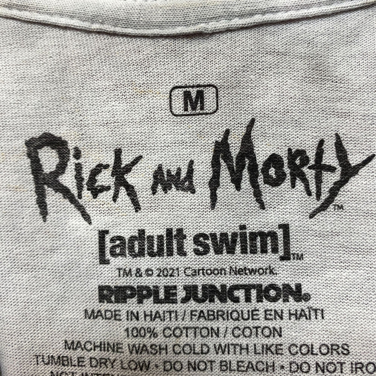 Rick and Morty Infected tiedye Tshirt size medium product image 4