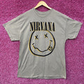 Nirvana Smiley Logo Gray Biege T-Shirt XL product image 1