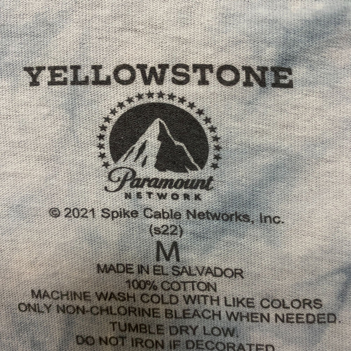 Yellowstone Protect the Family Paramount TV Series Tie Dye M