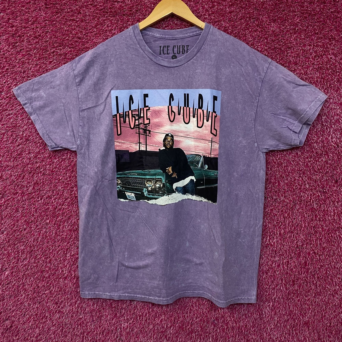 Ice Cube It Was A Good Day Lavender Graphic T-Shirt XL product image 1