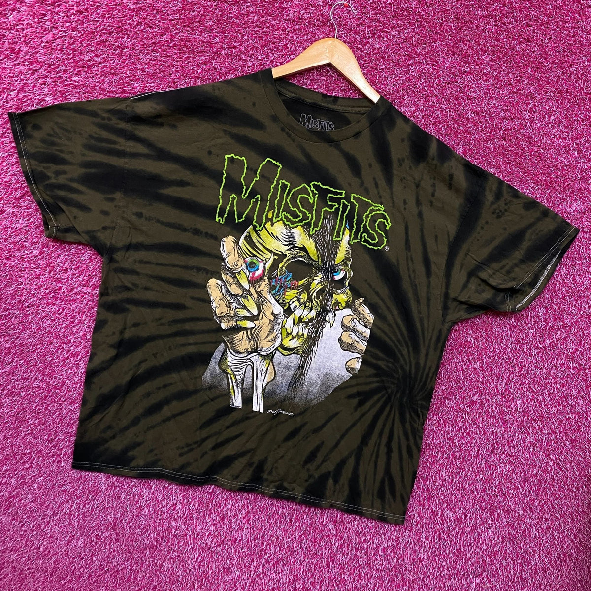 Misfits Mommy Can I Go Out & Kill Oversized Band Tie Dye product image 3