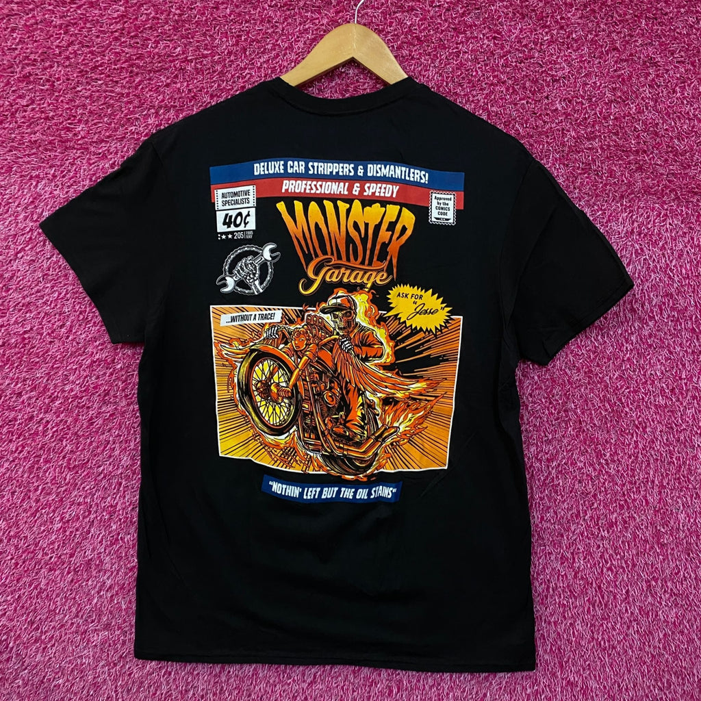 Monster Garage Inferno Rider Comics Cover TV Series Tee L product image 1