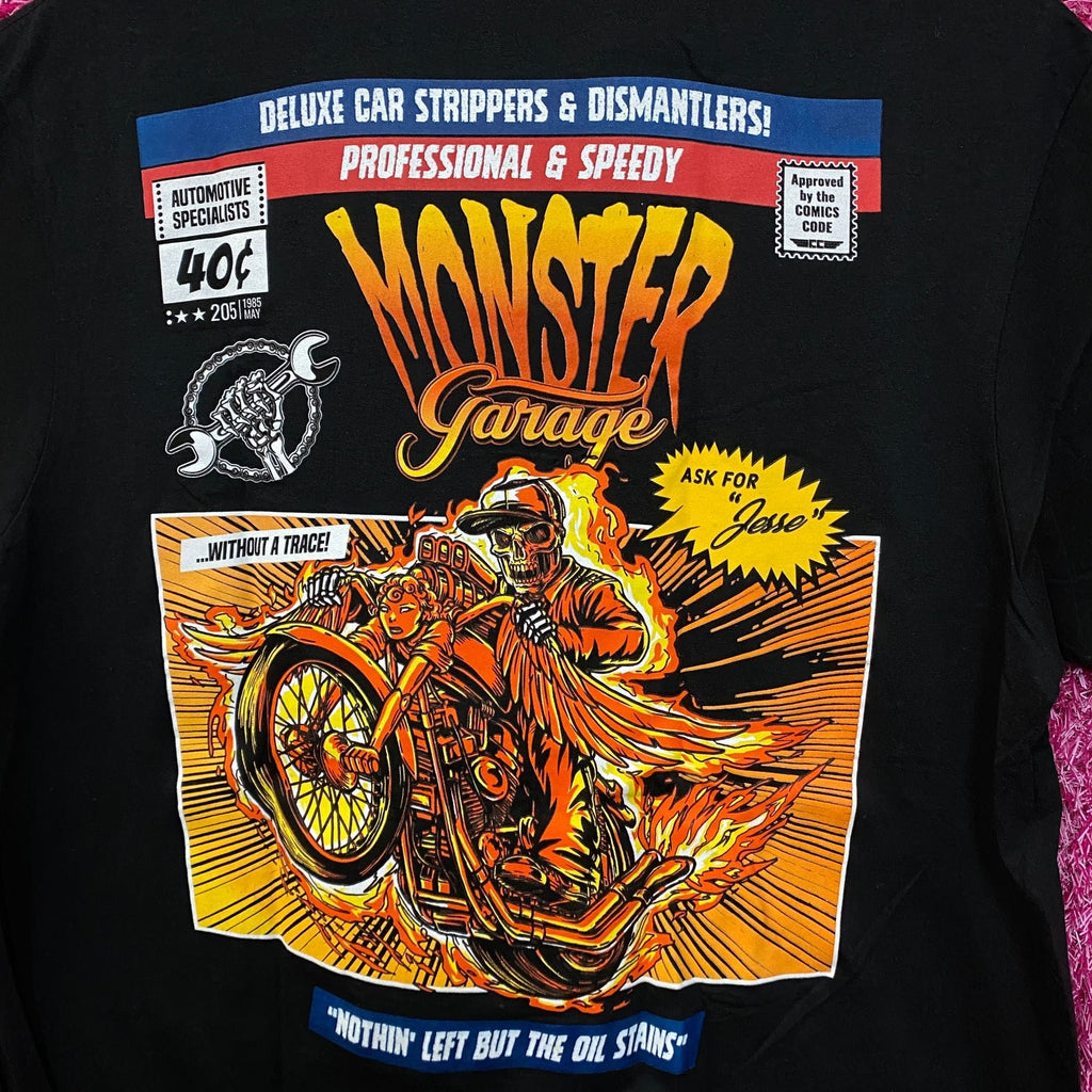 Monster Garage Inferno Rider Comics Cover TV Series Tee L product image 2
