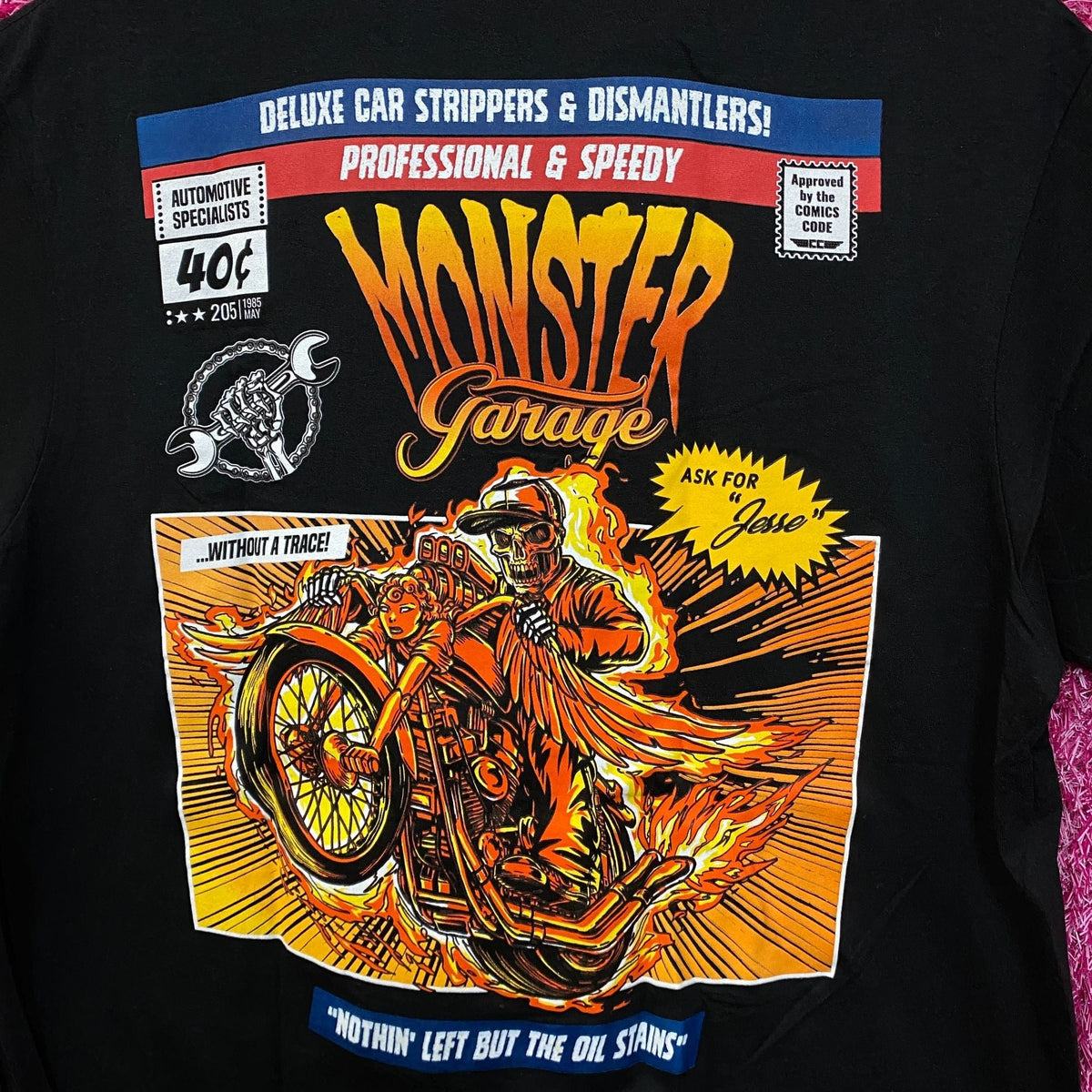 Monster Garage Inferno Rider Comics Cover TV Series Tee L product image 2