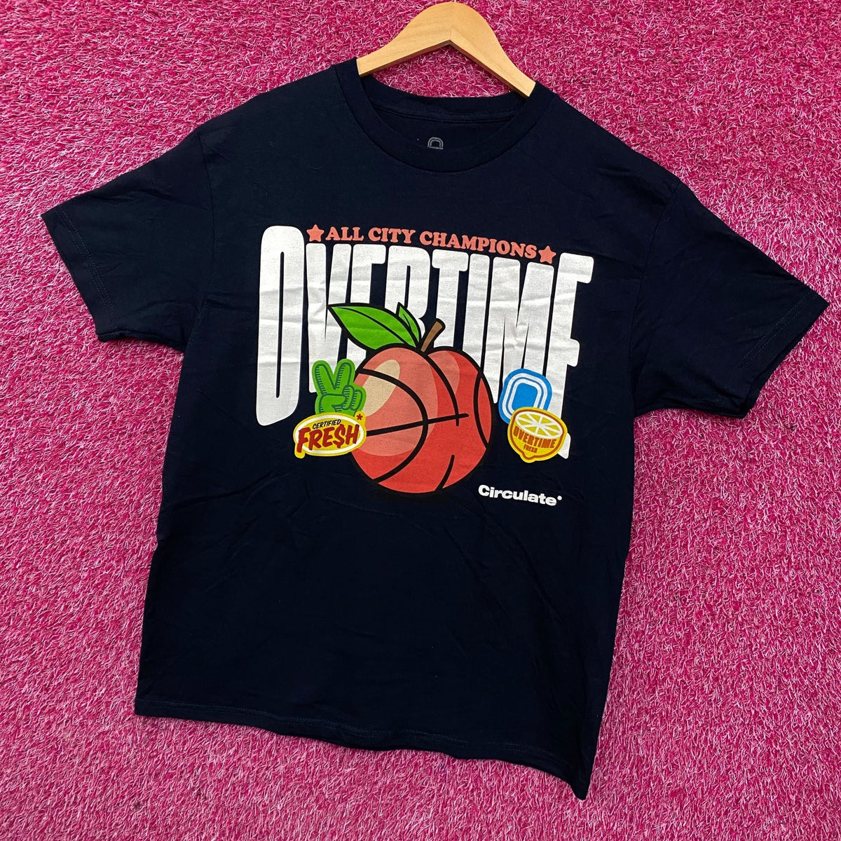 Circulate x Overtime "All City Champs" T-shirt Large product image 3