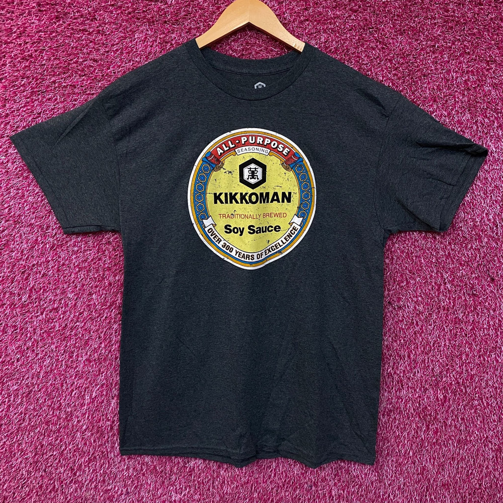 Kikkoman Soy Sauce Logo Graphic T-Shirt Large product image 1