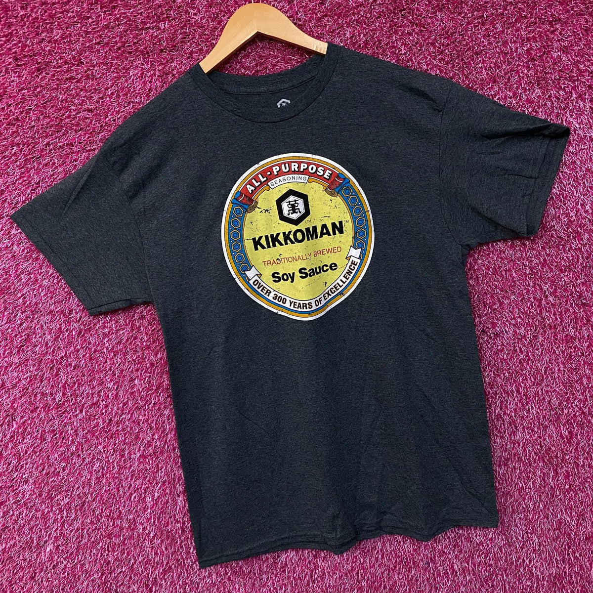 Kikkoman Soy Sauce Logo Graphic T-Shirt Large product image 3