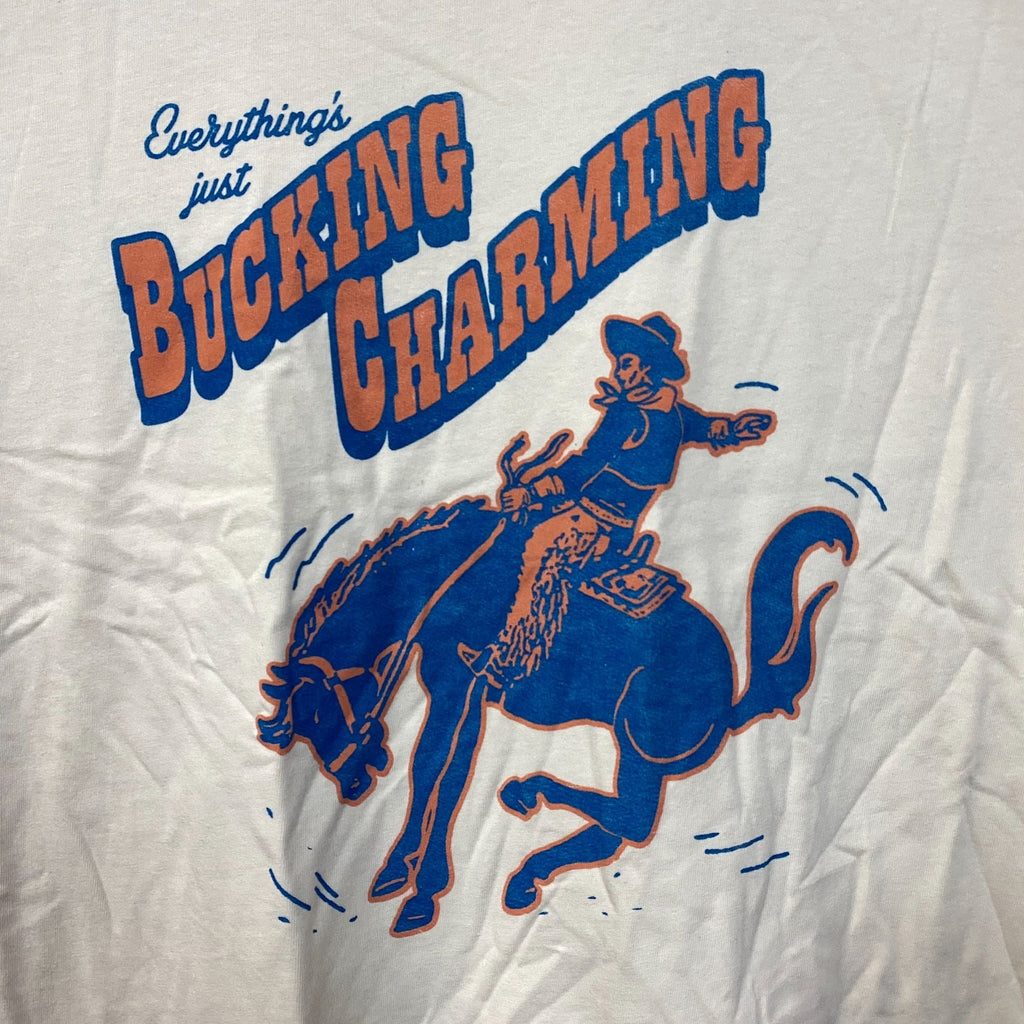 Junk Food Clothing Bucking Charming Vintage Style T-Shirt XL product image 3