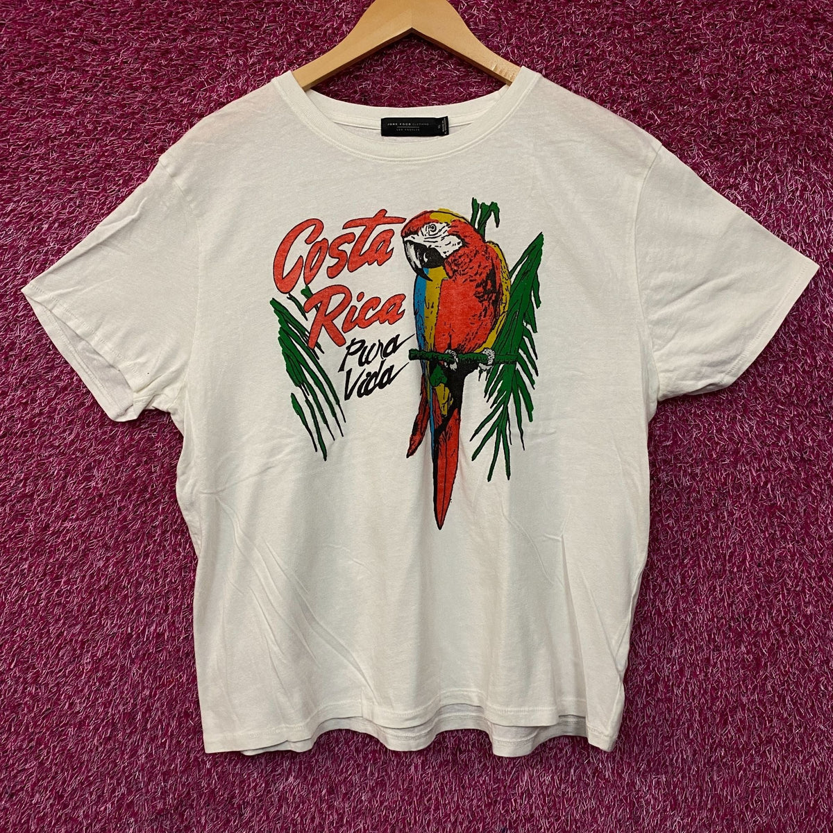 Junk Food Clothing Women's Costa Rica Vintage Style Graphic product image 1