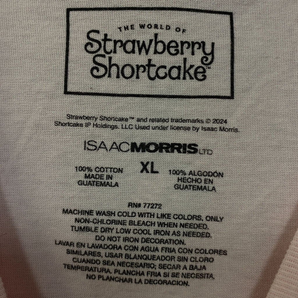 Strawberry Shortcake Heart Cake Glitter Women's Baby Tee XL product image 4