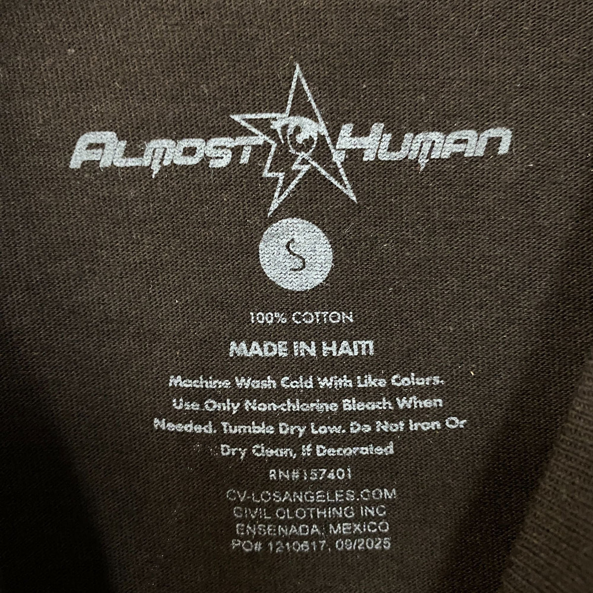 Almost Human Pink World Apparel Graphic T-Shirt Small product image 5