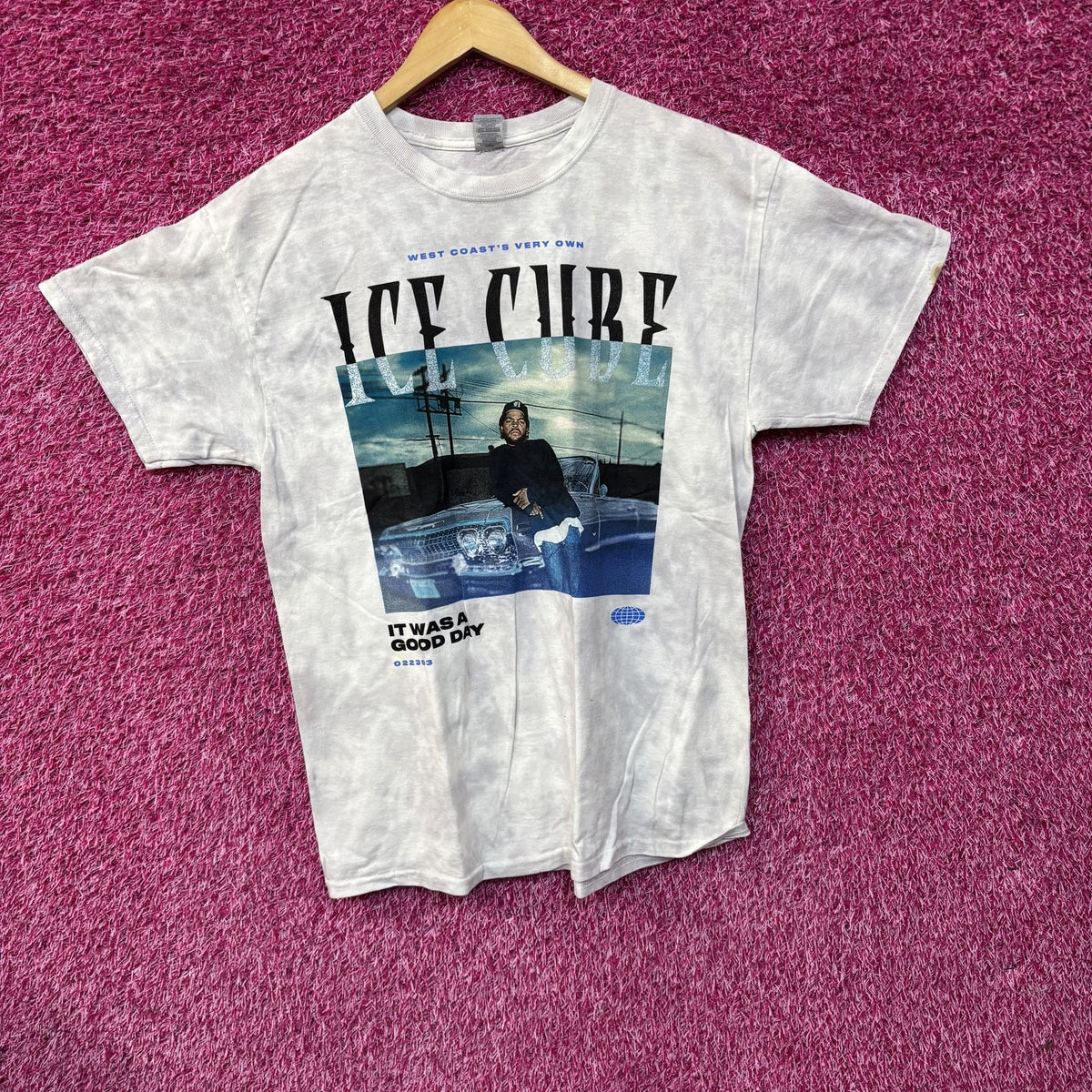 Ice Cube West Coast Blue Tie Dye T-Shirt XL product image 2