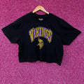Junk Food Clothing Minnesota Vikings Women's Mock Neck Crop product image 1