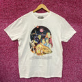 Star Wars 1977 Illustrated Dewback Promo Movie Poster Tee L