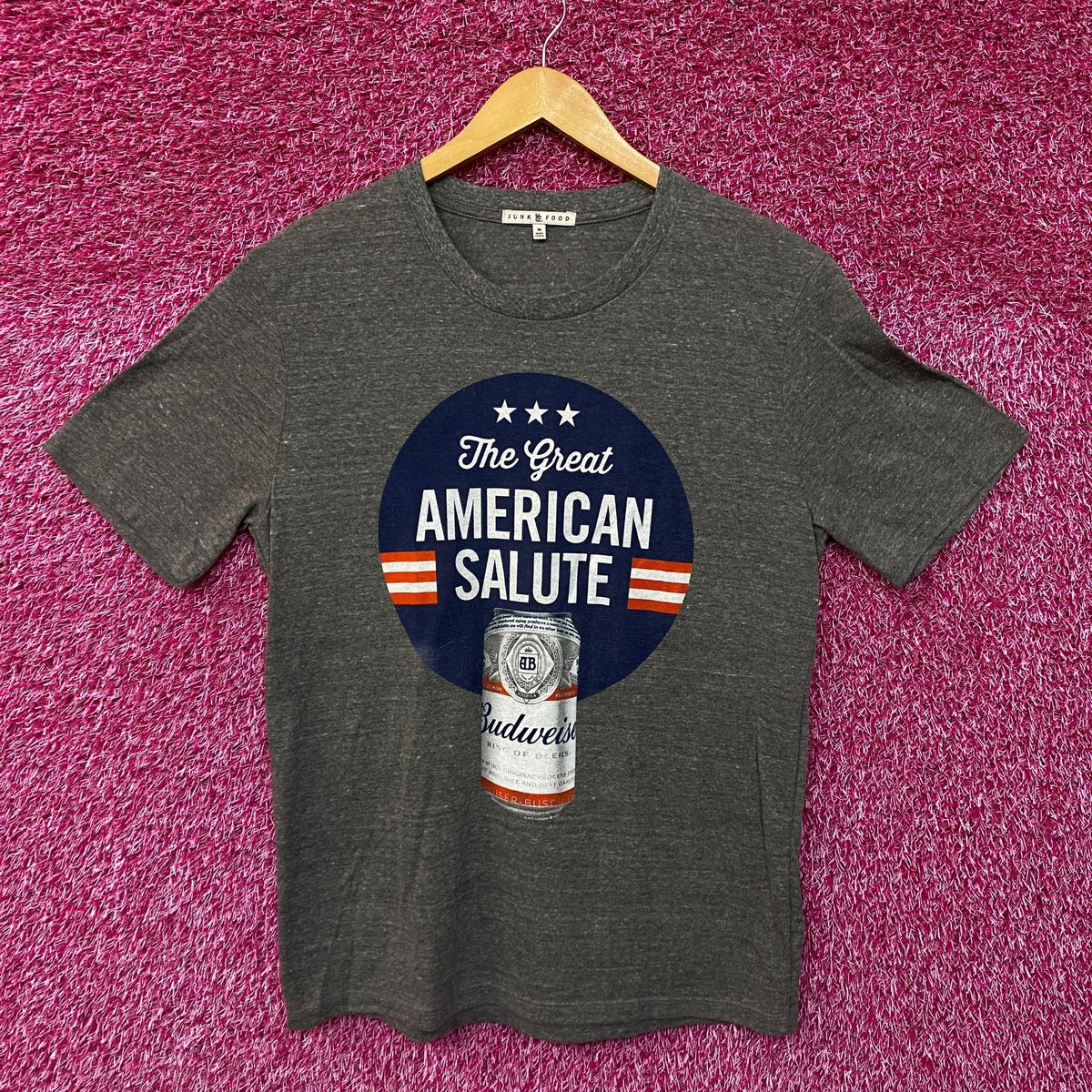 Budweiser The Greatest American Salute Tshirt size medium product image 1