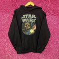 Star Wars Boba Fett Black Pullover Hoodie Men's Medium product image 1