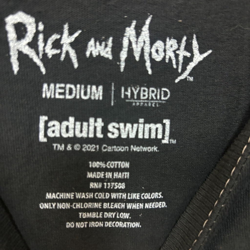 Rick and Morty Zapping bleach dye T-shirt size medium product image 4