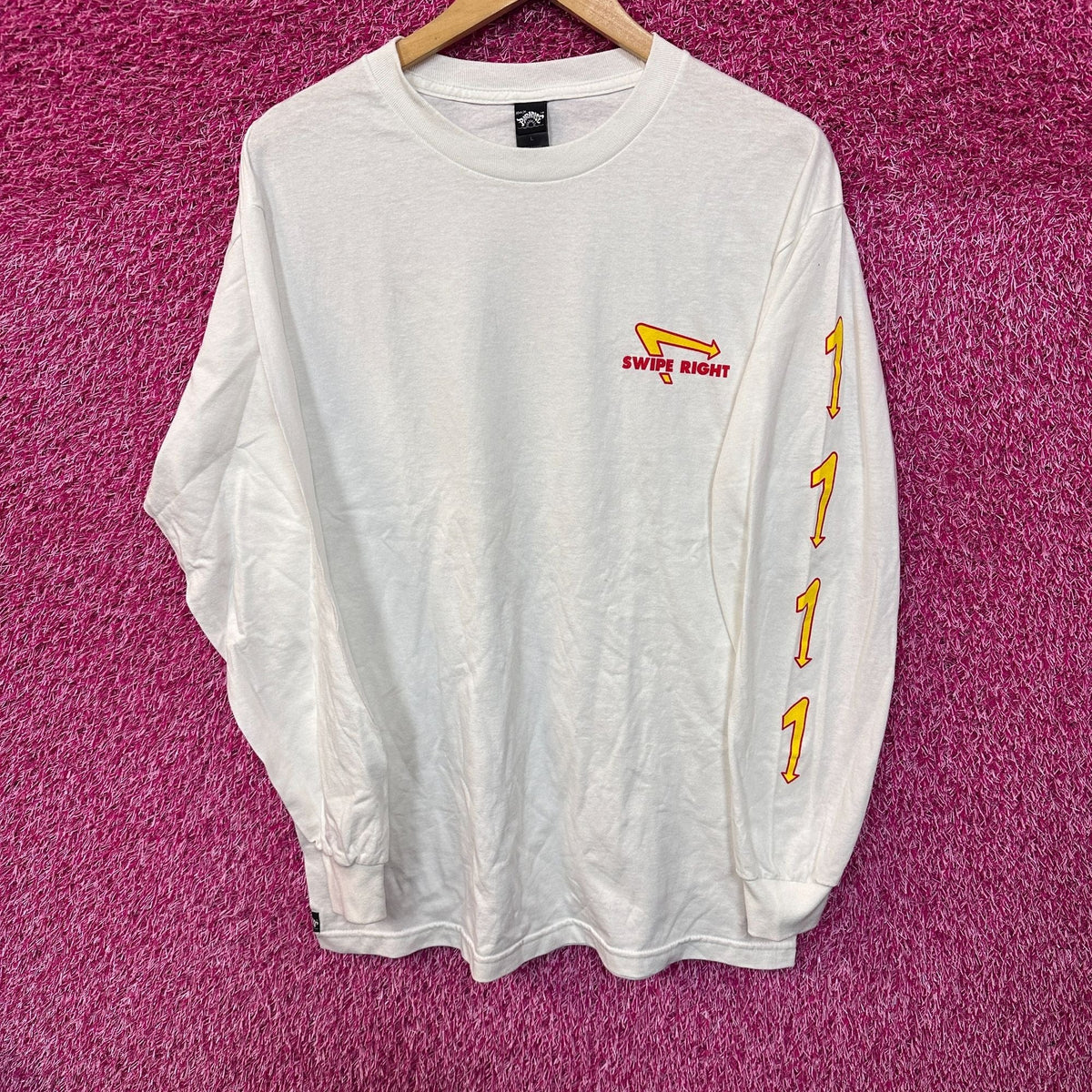 Paradise Swipe Right In N Out Arrow Logo Long Sleeve L product image 1