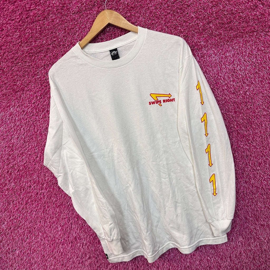 Paradise Swipe Right In N Out Arrow Logo Long Sleeve L product image 3
