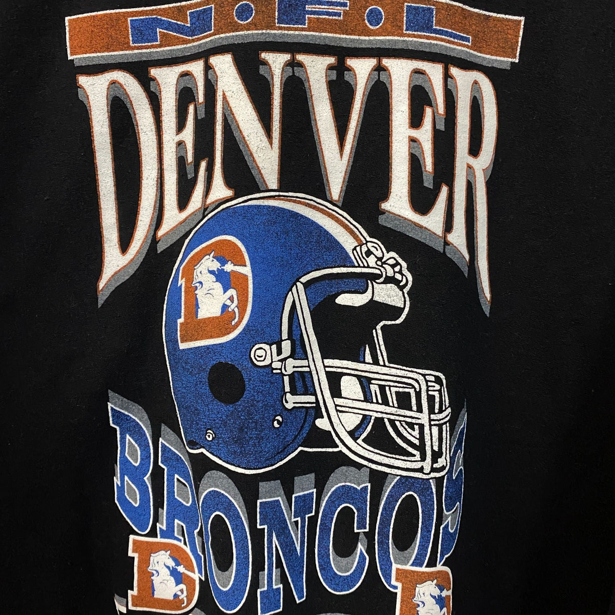 Junk Food Clothing Denver Broncos Helmet Logo Sweatshirt XS product image 2