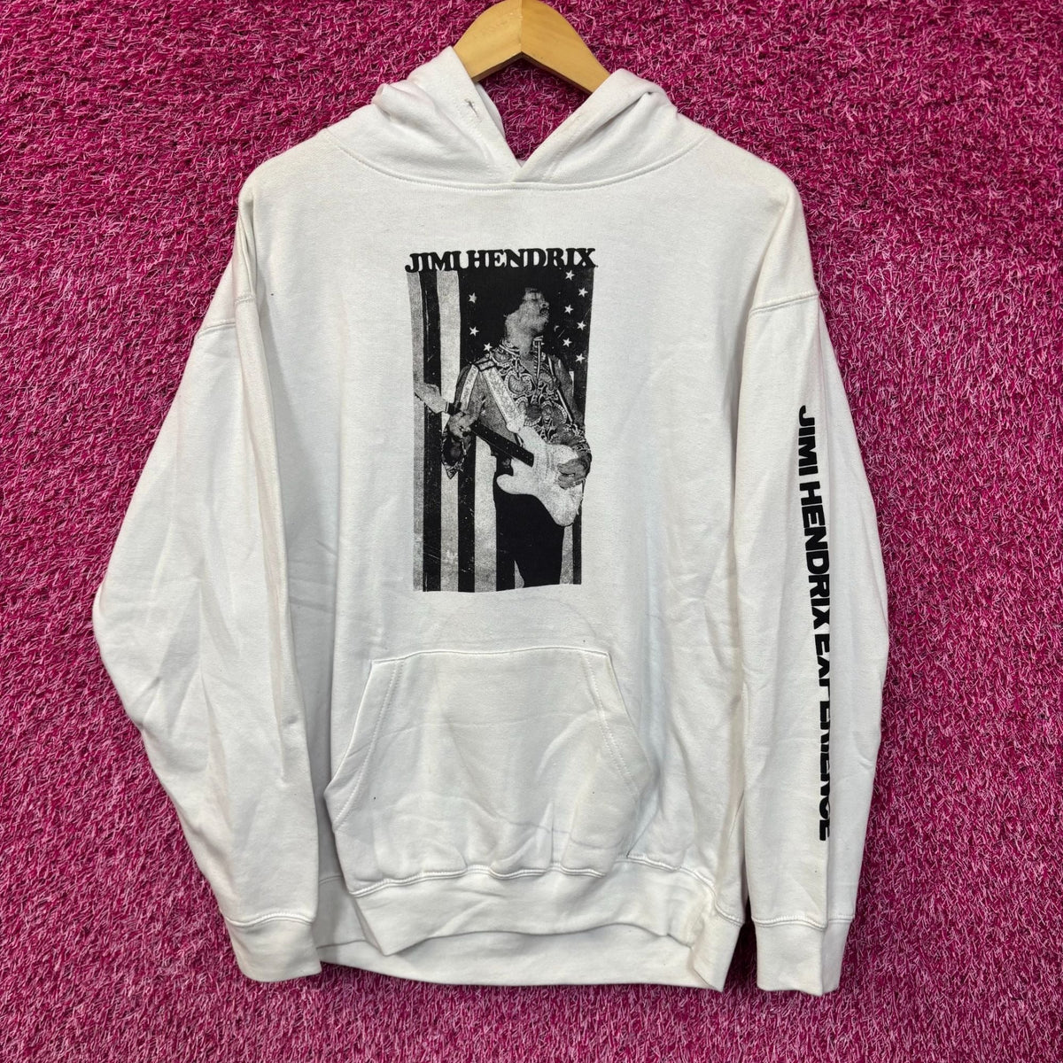 Jimi Hendrick White Hoodie Medium product image 1