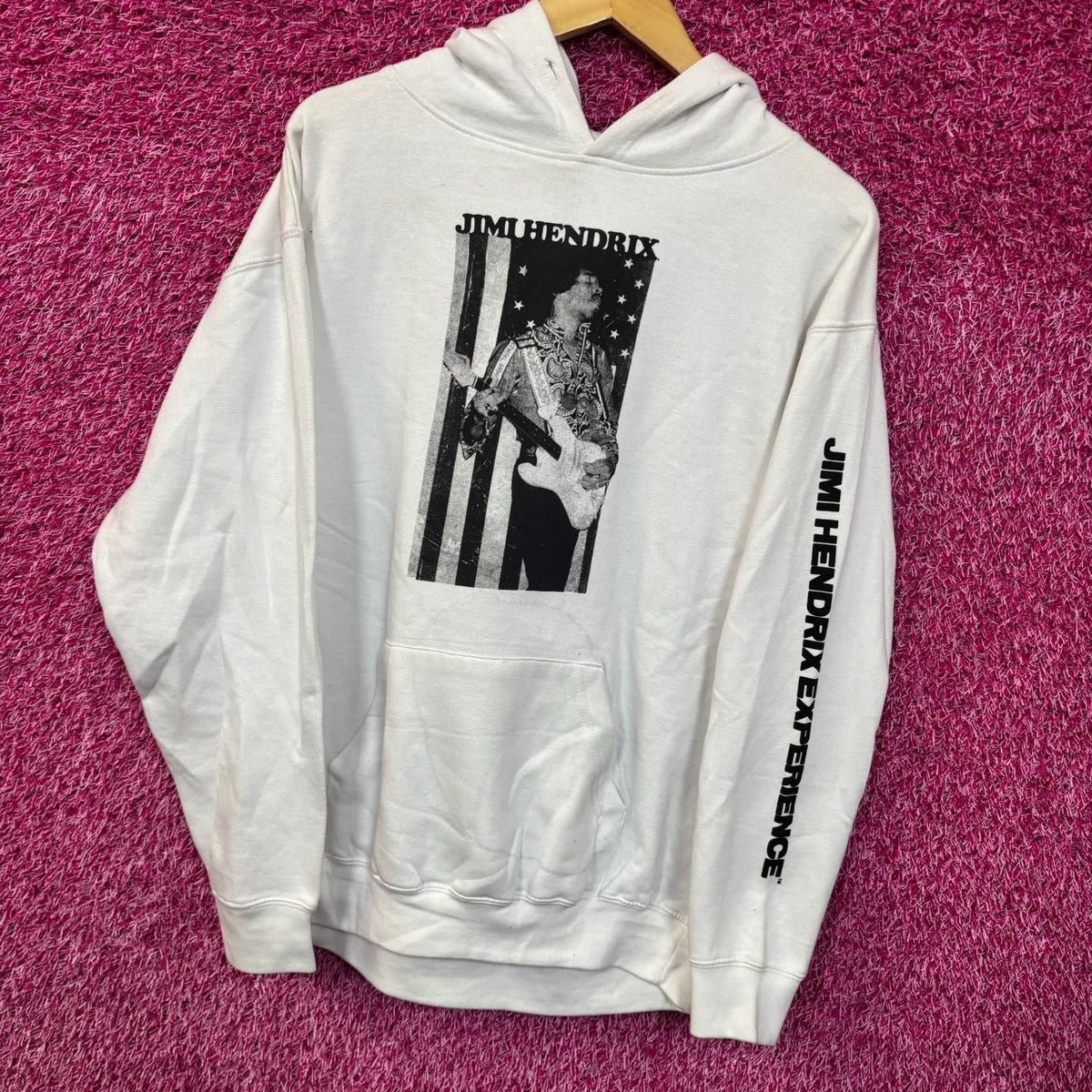 Jimi Hendrick White Hoodie Medium product image 2