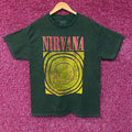 Nirvana Nevermind Album Dead Smiley Face Logo T-Shirt Large product image 1