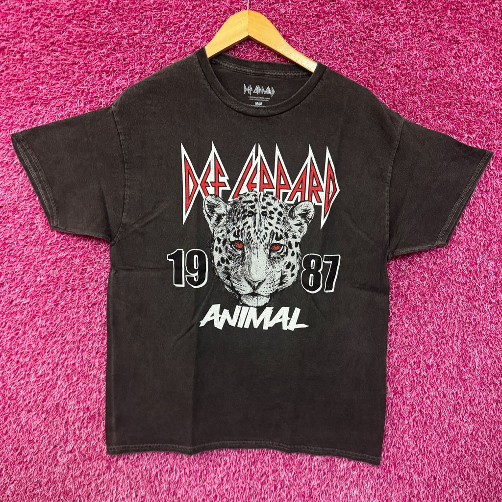 Def Leppard 1987 Animal Hysteria Heavy Metal Rock Band Tee M product image 1