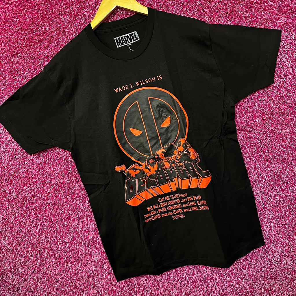 Deadpool Wade T Wilson Comics Movie Promo Marvel Tee L product image 3