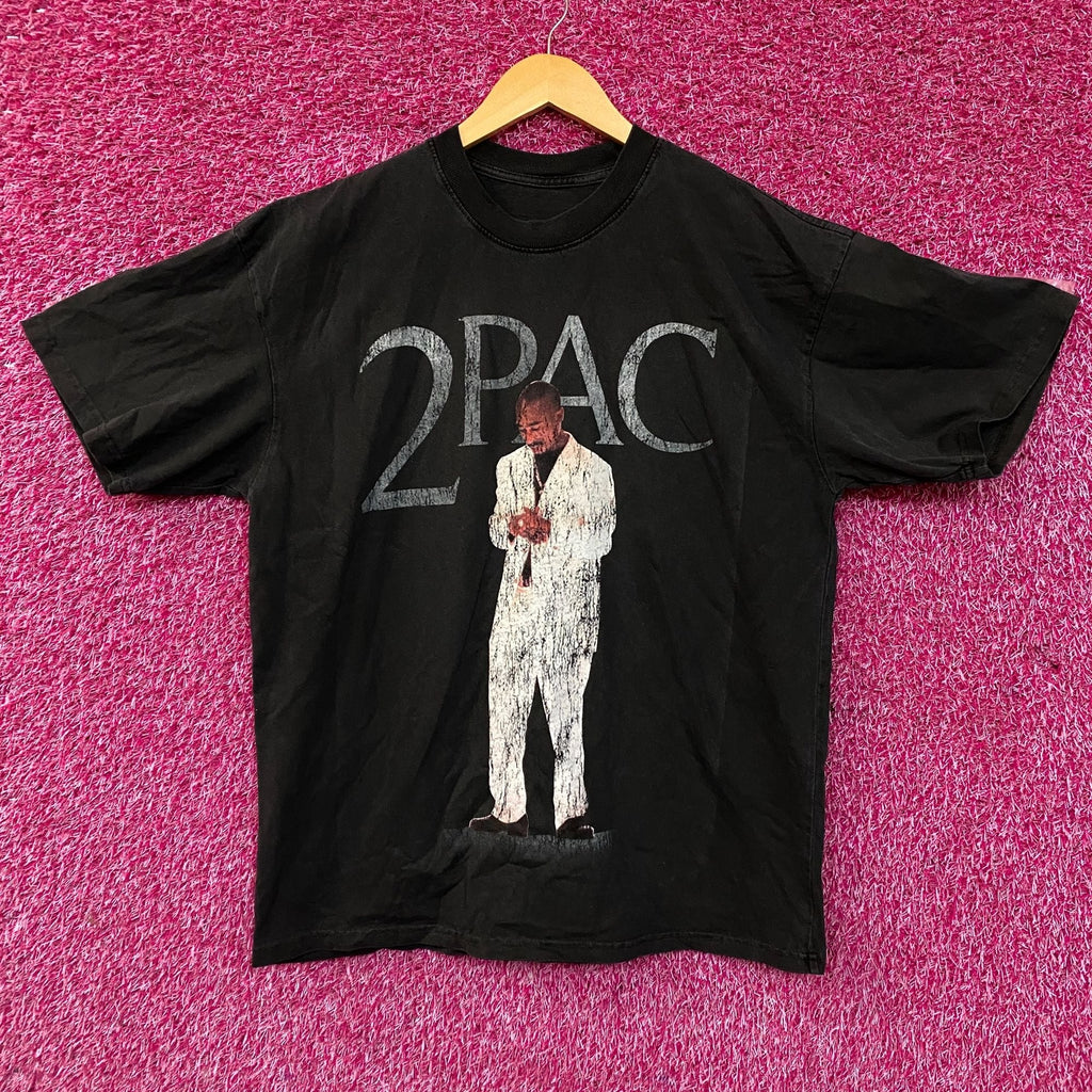 2PAC White Suit Layered Graphic T-Shirt Large product image 1