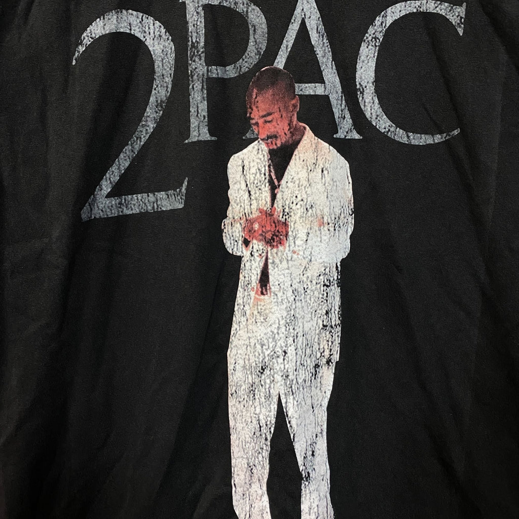 2PAC White Suit Layered Graphic T-Shirt Large product image 2