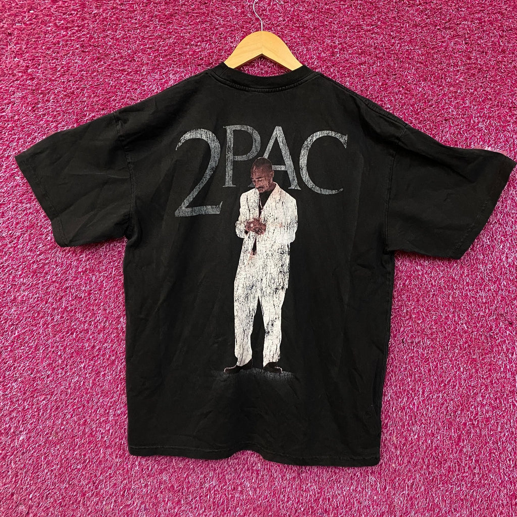 2PAC White Suit Layered Graphic T-Shirt Large product image 4