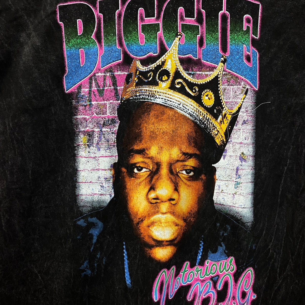 Biggie Smalls Crown King of New York Graphic Mineral Wash product image 2
