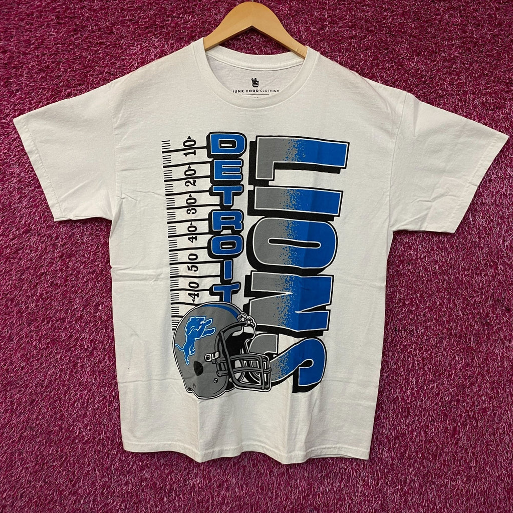 NFL Detroit Lions Yardage Graphic Design T-Shirt Medium product image 1