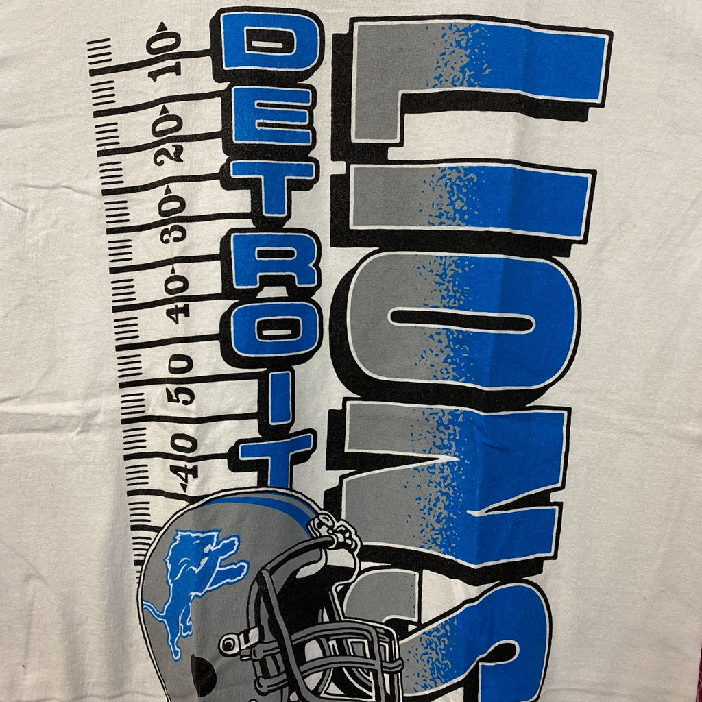 NFL Detroit Lions Yardage Graphic Design T-Shirt Medium product image 2