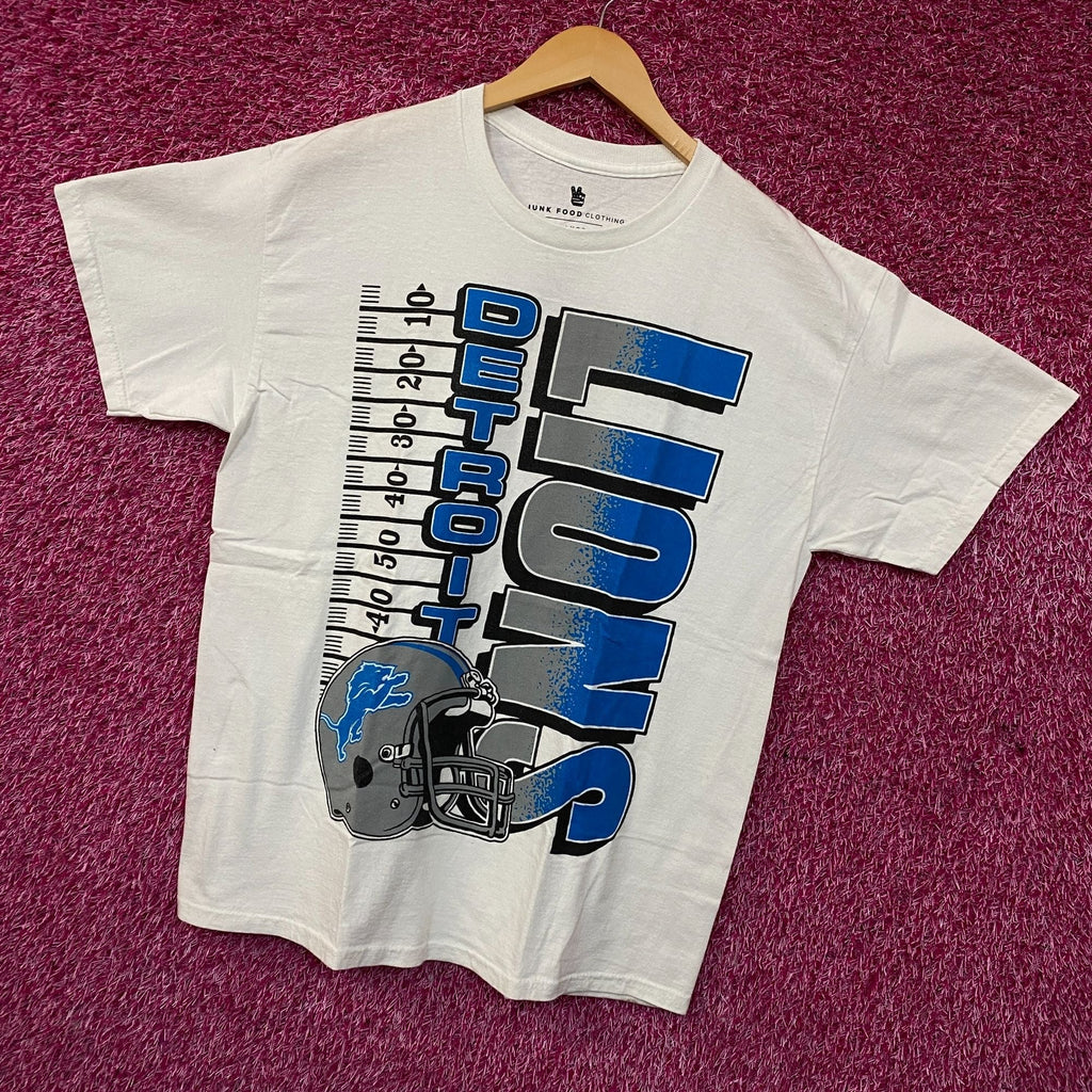 NFL Detroit Lions Yardage Graphic Design T-Shirt Medium product image 3