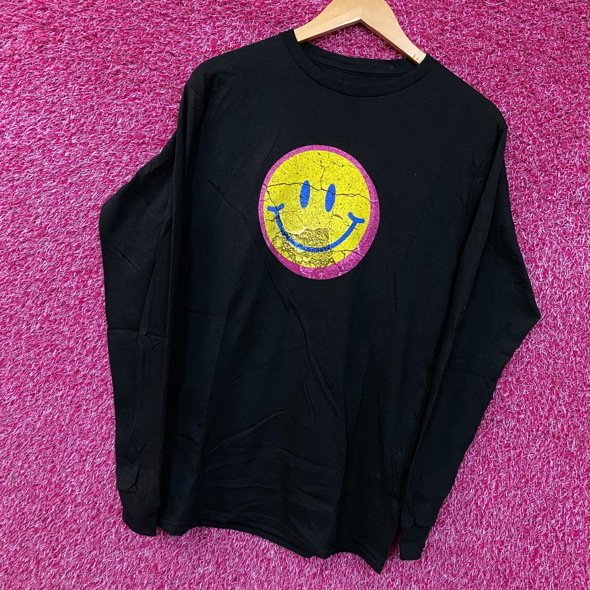 Fashion Nova Smiley Life's A Trip Long Sleeve T-Shirt Medium product image 3