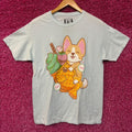 Kawaii Corgi and Taiyaki T-shirt size medium product image 1
